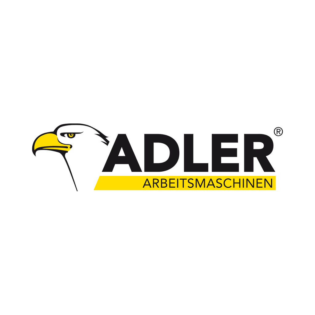 Logo für ADLER Arbeitsmaschinen von der Werbeagentur Willers aus Münster.